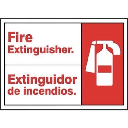 Accuform BILINGUAL ANSI Safety Sign FIRE MTAS500VS MTAS500VS